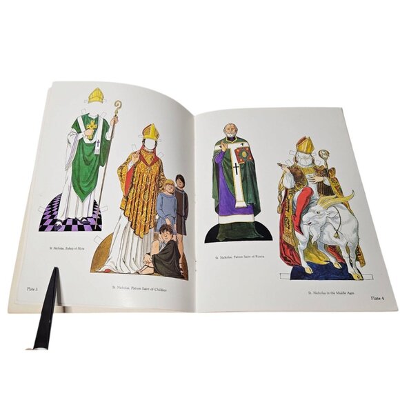VTG Tom Tierney Santa Claus Paper Dolls in Full Color UNCUT 16 Plates 1983 Dover - Picture 6 of 14